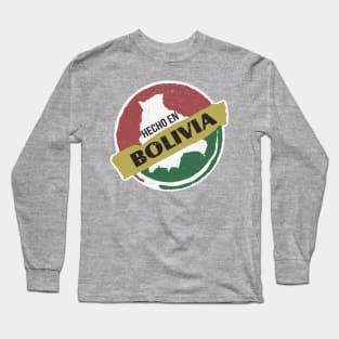 Hecho en bolivia - vintage design Long Sleeve T-Shirt